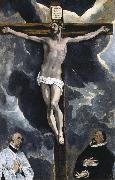El Greco The Crucifixion with two donors Germany oil painting artist